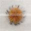 Myfur Wonderful Full Round Real Raccoon Fur Made Dyed Wholesale Fur Pom Poms