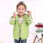 Kids cute jacket winter custom made hooded colourful jacket