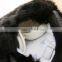 Fashionable Double Zip Closure Faux Fur Flap Ladies' Pattern Leather Handbag at Low Price Pink