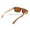 2017 Fashion Cheap Wholesale Tawny Natural Leopard Print PC & Bamboo OEM Sunglasses