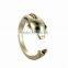 Silver Bronze Plated Dolphin Knuckle Ring Animal Open Mouth Unisex Rings