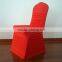 Red popular rouched spandex wedding chair cover for sale