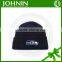 new product 100% acrylic hot sale decorate knitted beanie hat