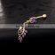 Color Changing Button Fake Navel Anime Belly Ring