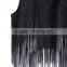 Dark Navy Beautiful Women Fashion Tassel Ombre Vest