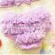 Wholesale Purple Flouncing Three Pieces Fashion Sexy Kids Bikini