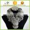 round neck scarf winter women's rex rabbit fur collar scarf