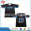 Ditigal printing new style t-shirts custom sublimation full dye black baseball tops/jerseys