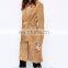 New arrival winter suede coat 100% Leather suede fabric ladies long winter coats for women