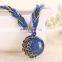 New Fashion Peacock Pendant Necklace Women's Sweater Accessories Jewelry