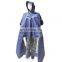100% waterproof pvc polyester rain poncho plus with custom logo