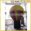 Rainbow color large inflatable hot air balloon model