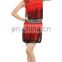Hot drill professional salsa dress costume with shiny waistband L-7035#