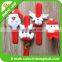 wholesale plush slap bandled x-mas slap bracelet fashion party christmas bracelet kids hot sale christmas bracelet