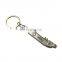 Promotional Souvenir Gift OEM Customized car Shape Metal Named Keychain
