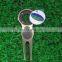 Hot Selling Personalized Golf Divot Repair Tool Metal Magnet Golf Pitch Fork Divot Tool