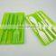 Best Seller Plastic Pocket Travel Cutlery Set with Case, Folding Chopsticks/Fork and Spoon