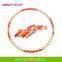 custom100cm diameter amusement soft gymnastics hula hoop with 6/8 parts detachable 1.5KG