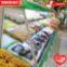 Supermarket half-height Air Curtain Cabinet Vertical 3M vegetable display Refrigeration Cabinet Air-cooled Yakq Commercial display Fruit fresh-keeping Cabinet