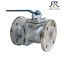 PFA Lined 2PC ball valve stainless steel CF8 body with manual operation