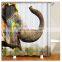 i@home modern mildew resistant elephant african animal shower curtain polyester waterproof