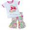 Boutique children clothing boutique outfits 100%Cotton fabric kids clothing