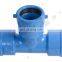 pipe fitting socket end equal tee for pvc pipe