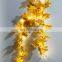 Led outdoor garden holiday christmas decoration maple leaf string lights