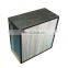 China suppliers for H13,H14 Mini Pleat HEPA Filter for laminar air flow hoods