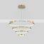Light luxury post-modern minimalist ring chandelier line living room lamp bedroom dining simple personality creative lamps