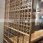 Golden Aluminium Privacy Screen Aluminium Decorative Screen for Restaurant Partition