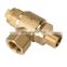 3/4''Factory high quality brass bronze ferrule hose connector valve
