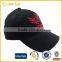 Wholesale Black 100 Cotton 5 Panel Hat White CustoEmbroidery Baseball Cap