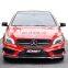 Beautiful carbon fiber body kit for Mercedes Benz cla class  CLA260 W117 in CMST style front lip rear diffuser and side skirts