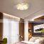 New Design Warm Romantic Flower Living Room Ceiling Lamp White LED Metal Bedroom Ceiling Lamp