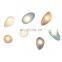 New Design Nordic LED Irregular Stone Shape Wrought Iron Glass Wall Lamp For Home