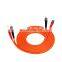 Telecommunication  OEM & ODM FTTH Gigabit ST to ST Multi mode 3/5/10/15M Fiber Patch Cable  a pair