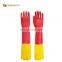 work gloves safety construction PVC gloves raincoat sleeve