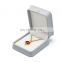 High quality luxury design lcustom logo travel jewelry box PU gift box pendent box