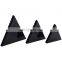 Triangle-Shaped Acrylic Necklace Display Stand 3pcs Acrylic Display Holder for Jewelry Store