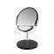 2022 Tabletop Makeup Mirror Cosmetic Desktop Standing two sides mirror beauty make up metal mirror