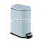 Modern style household pedal waste bin stainless steel pedal rectangle can pedal waste bin