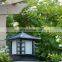 Outdoor Waterproof Solar Garden Light Chinese Square Landscape Lighting Gate Villa Column Head Lamp