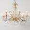 8 Heads/ 10 Heads Hall Luxury Crystal Chandelier Large Hanging Lighting Chandelier With Light For Weddings Stage Decor
