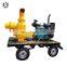 Mobile Trailer Diesel Engine Flood Control Water Pump