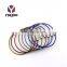 Finely Processed Rope Rings Stainless Steel Wire Keychain Cable Key Ring With Screw