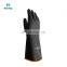 Industrial Use Chemical Resistant Non Allergic Non Slip Reinforced Natural Latex Reusable Rubber Gloves