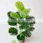 Amazon Hot sold Faux Plant Home Office Party Decoration Plastic Faux Artificial Monstera Plants