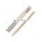Disposable Bamboo Chinese Chopsticks with Customized Logo Design Wrapper Quality Chop Sticks