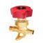 Forged Brass joining Flareing Handle refrigeration HVAC Air conditioner Shut-Off Hand Valve Shut Off valve